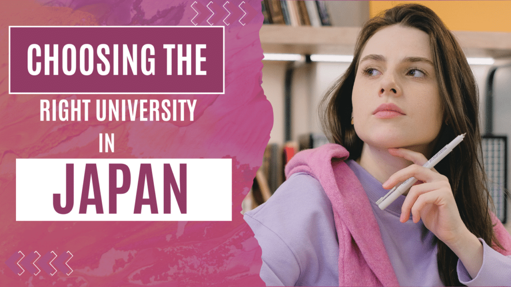 Choosing the right university in Japan