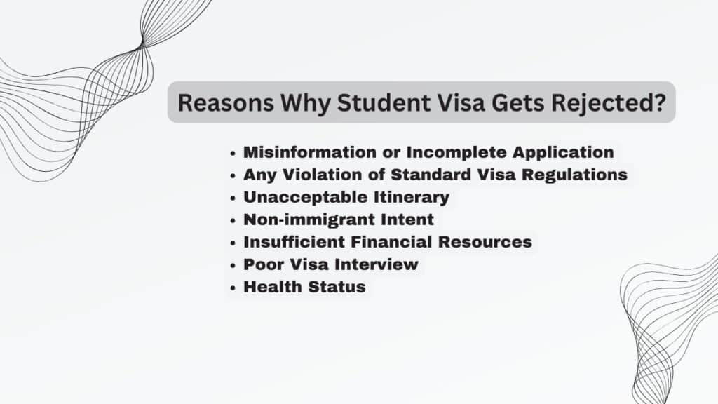 Most Prevalent Reasons Why Student Visa Gets Rejected