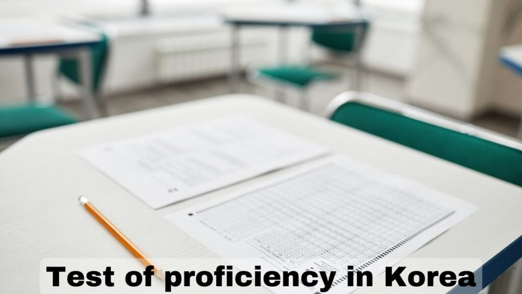 Test of proficiency in Korea