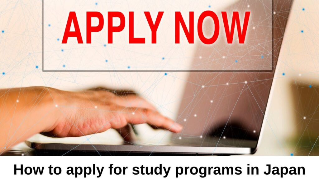 How to apply for study programs in Japan