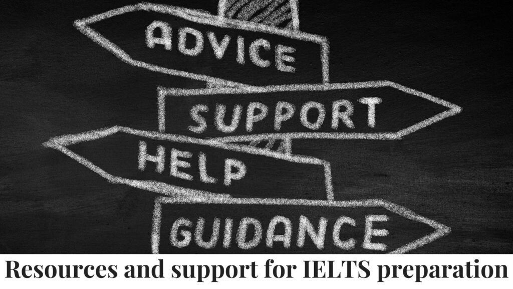 Resources and support for IELTS preparation