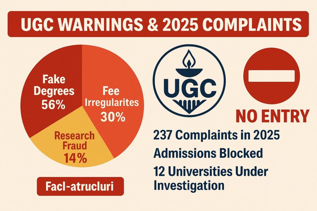 ugc warnings and complaints