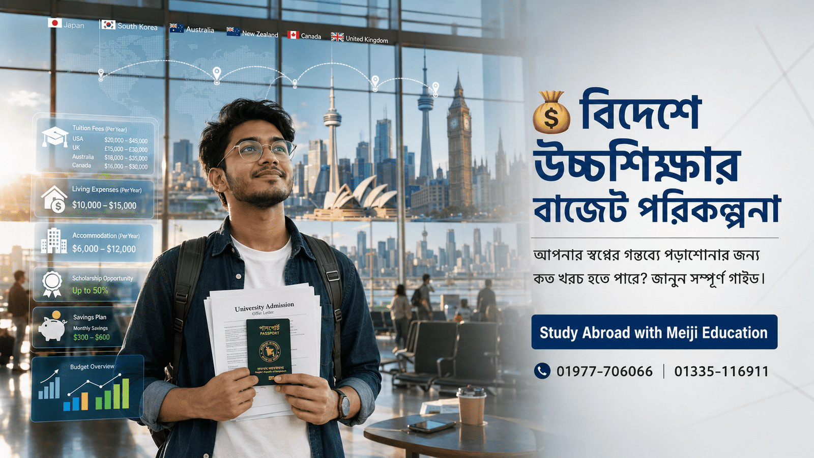 বিদেশে উচ্চশিক্ষা বাজেট