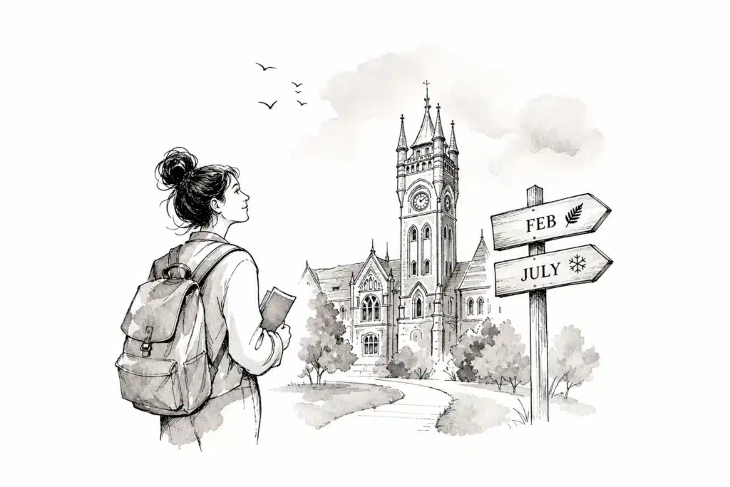 Which NZ Universities Have February & July Intake